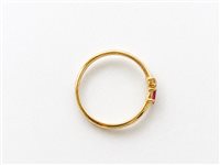 Anello Vidali Gioielli Donna in Oro giallo Rubino ANOR-95-34 - ANOR-95-34
